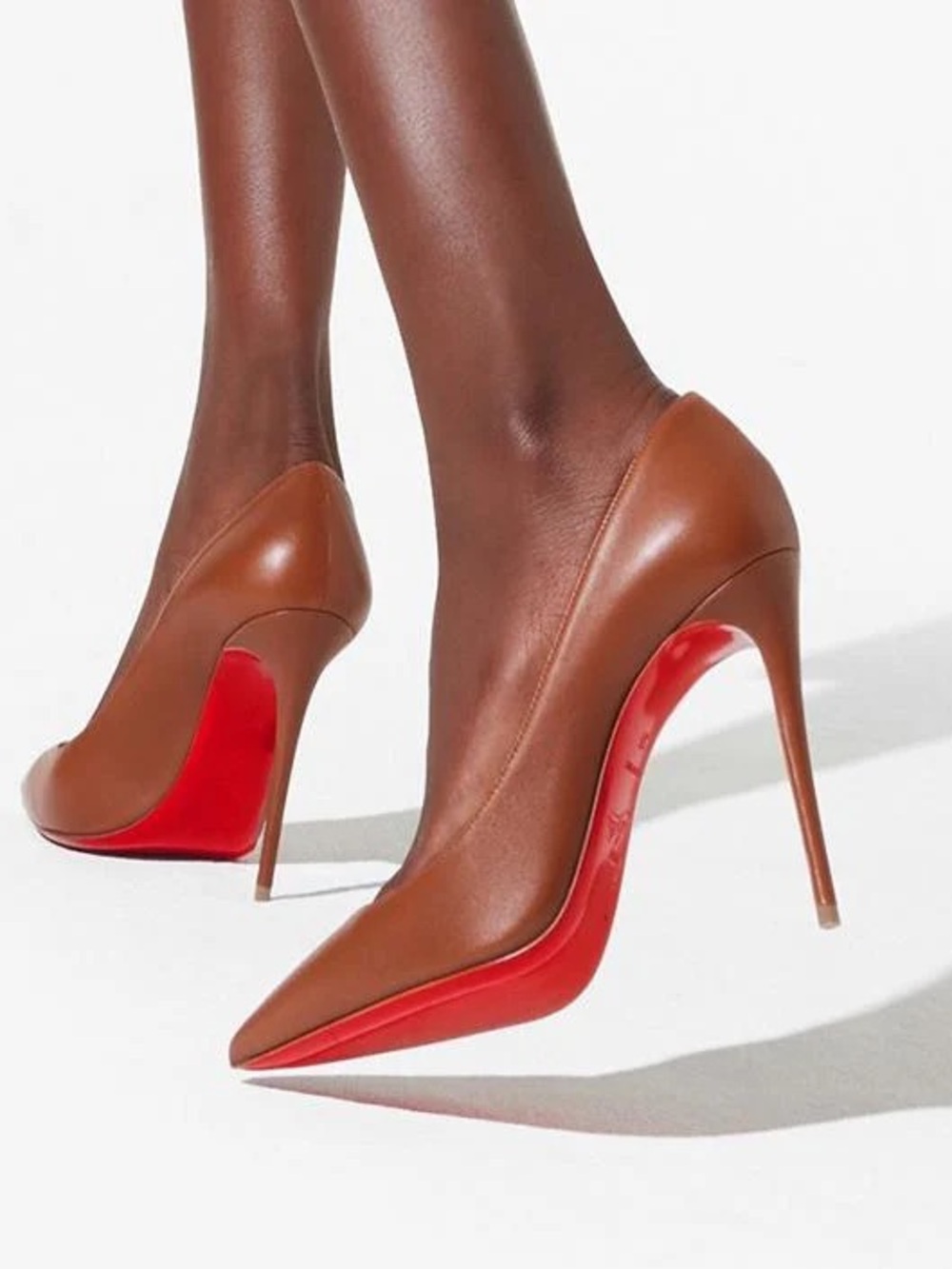 CHRISTIAN LOUBOUTIN Nappa Kate 100 Pumps 36 Nude